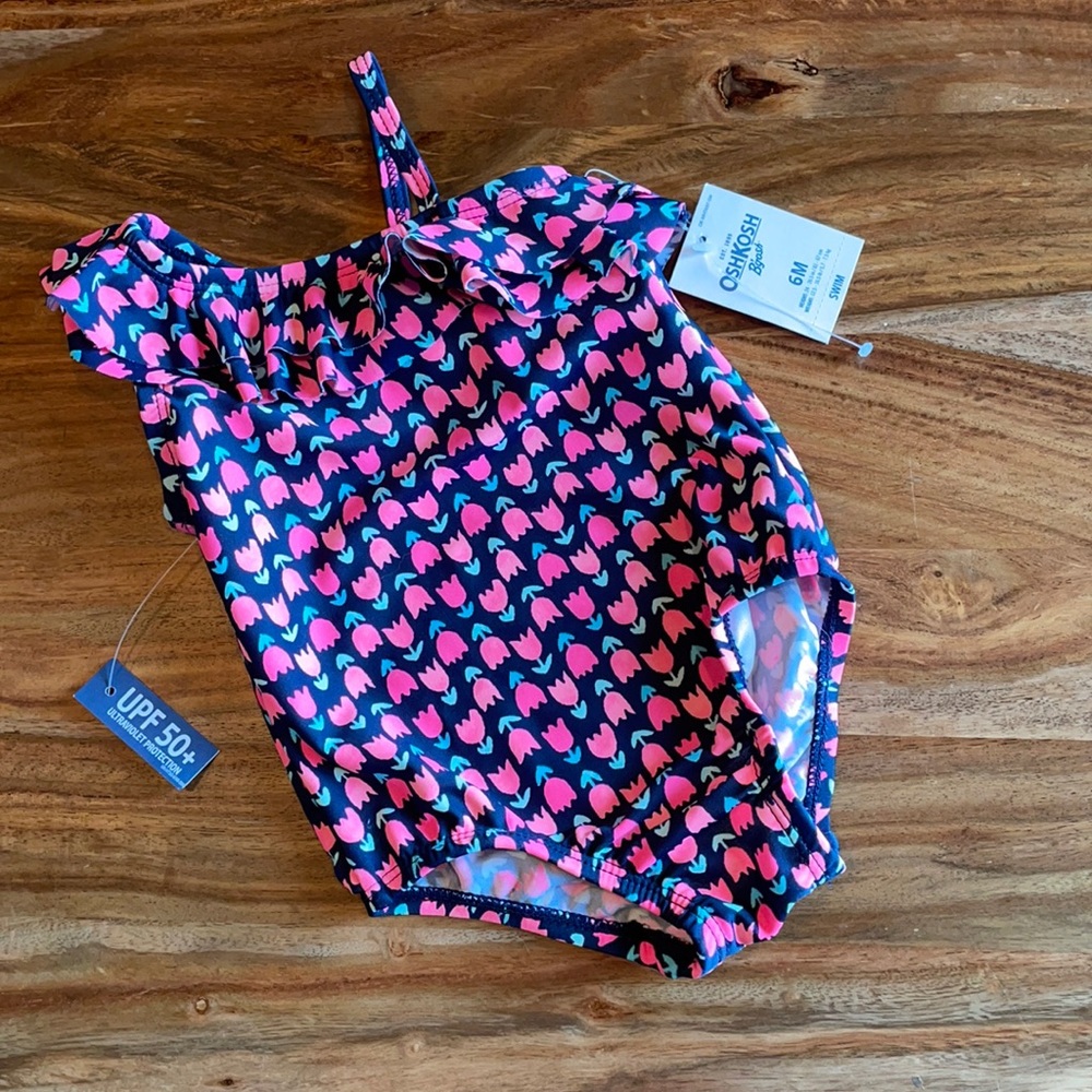 NWT Oshkosh 6 Month One Piece Swim Suite